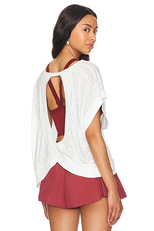 X FP Movement My Time Tee In White Free People